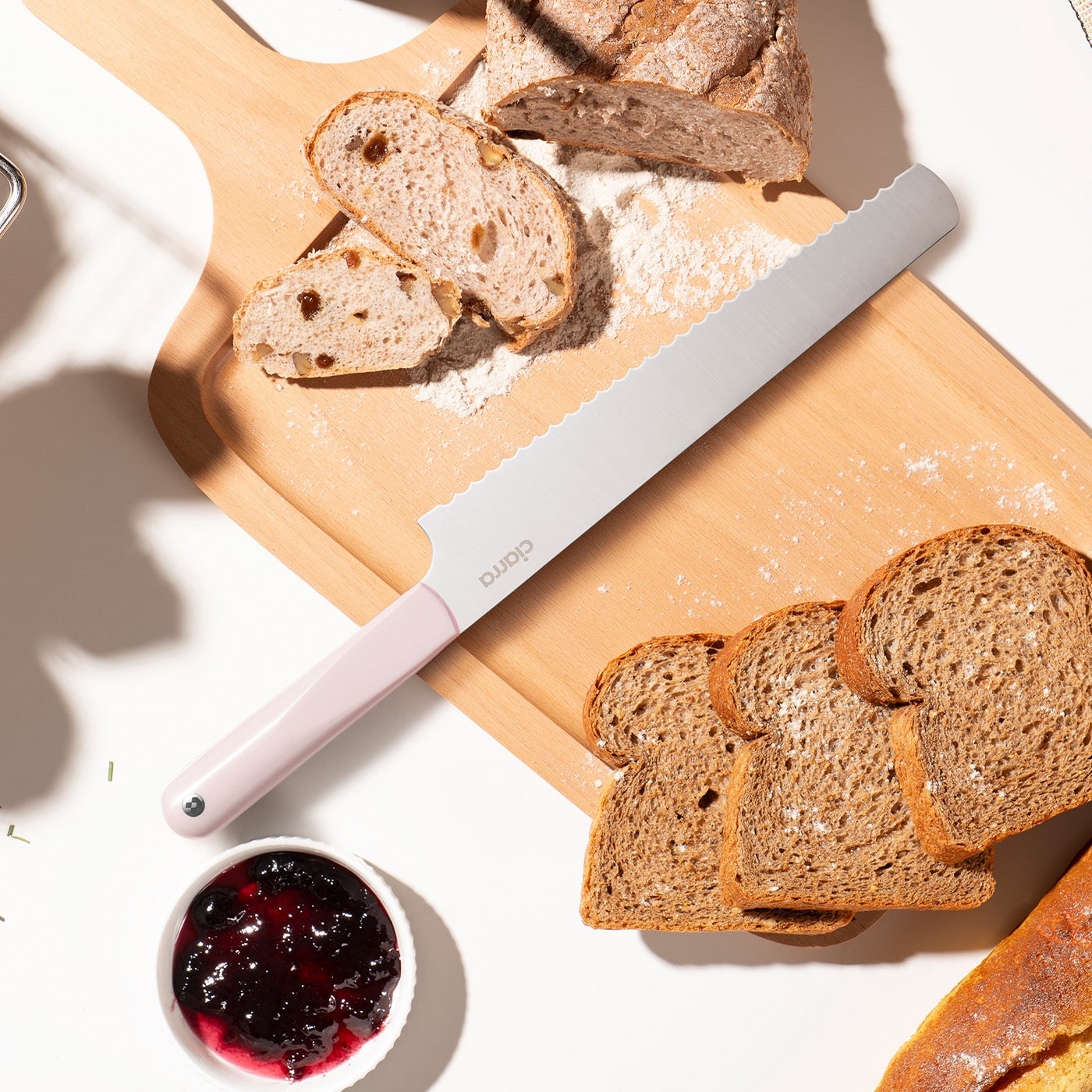 Set 3 cutite, Ciarra, Trio Knife Set - Sakura Candy, roz pastel