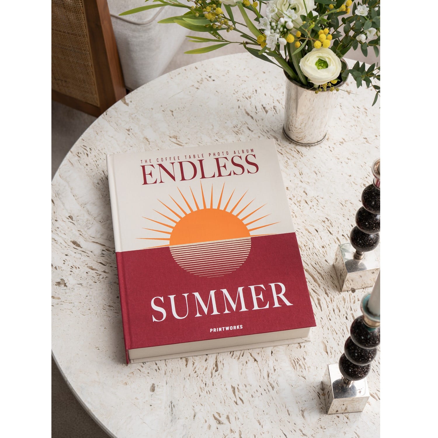 Album foto 60 de poze 10 x 15 cm, Printworks, Endless Summer, visiniu