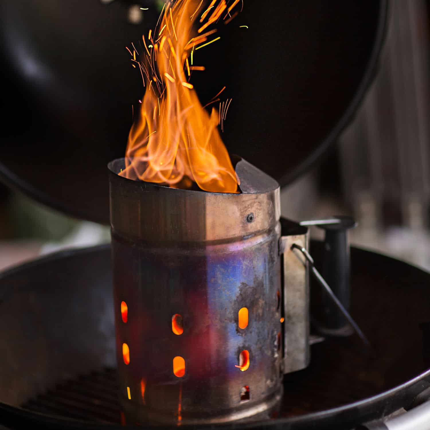 Aprinzator carbuni, Rosle, Charcoal Starter, inox