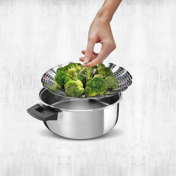 Sita pentru gatit la aburi, Ø 16-24 cm, Kuhn Rikon, Steamer Insert, inox