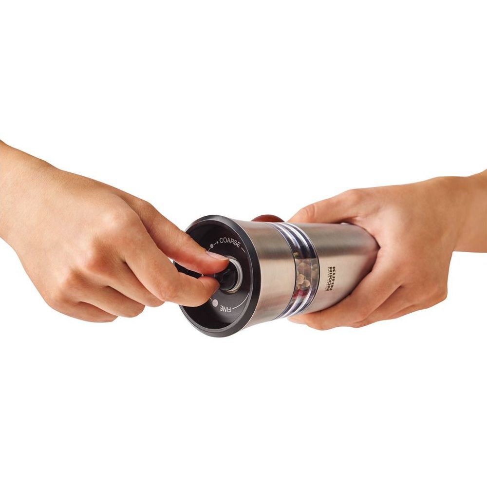 Rasnita manuala pentru condimente, Kuhn Rikon, Epicurean Ratchet, inox