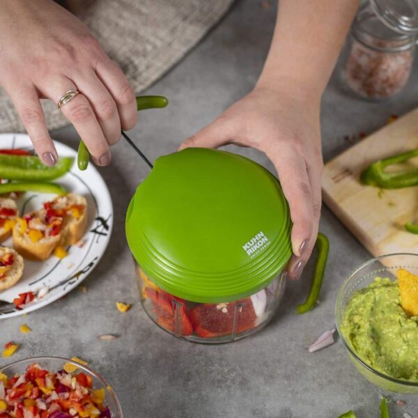 Tocator manual, Kuhn Rikon, Pull Chop, 750 ml, verde