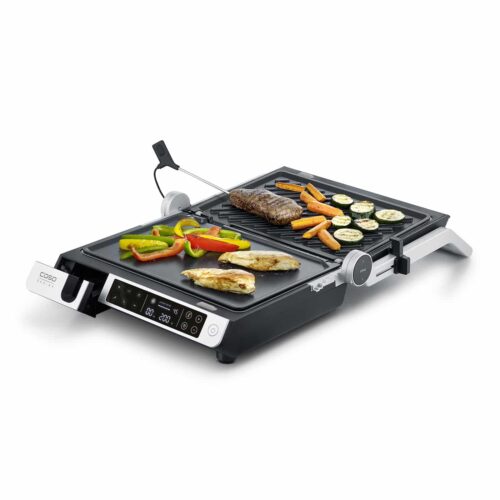 Gratar electric 5in1, Caso Germany, SteakMaster Pro, 2000 W, inox