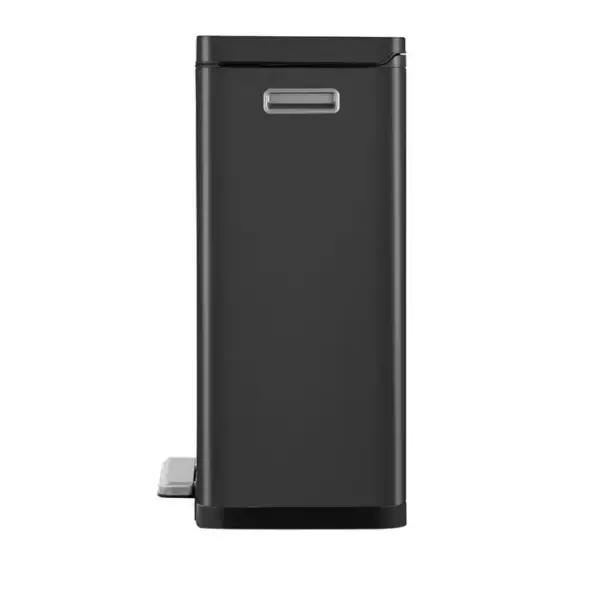 Cos de gunoi cu pedala, EKO, X-Cube Pedal, 30 litri, 1 compartiment, negru mat