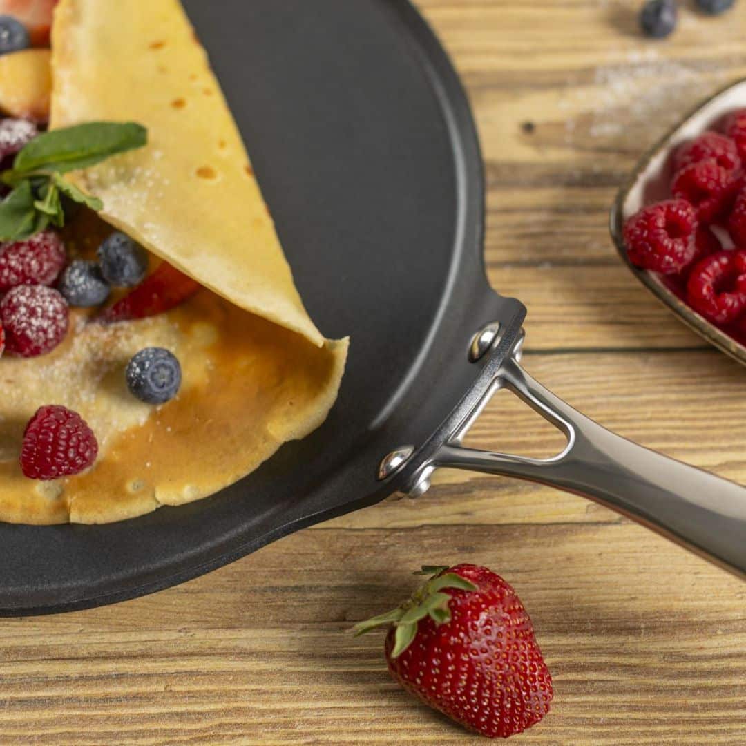 Tigaie pentru clatite, Ø 27 cm, aluminiu si titan, Kuhn Rikon, Easy PRO