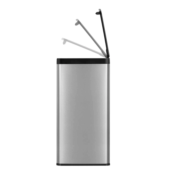 Cos de gunoi push, EKO, Essential Touch, 2x20 litri, 2 compartimente, inox