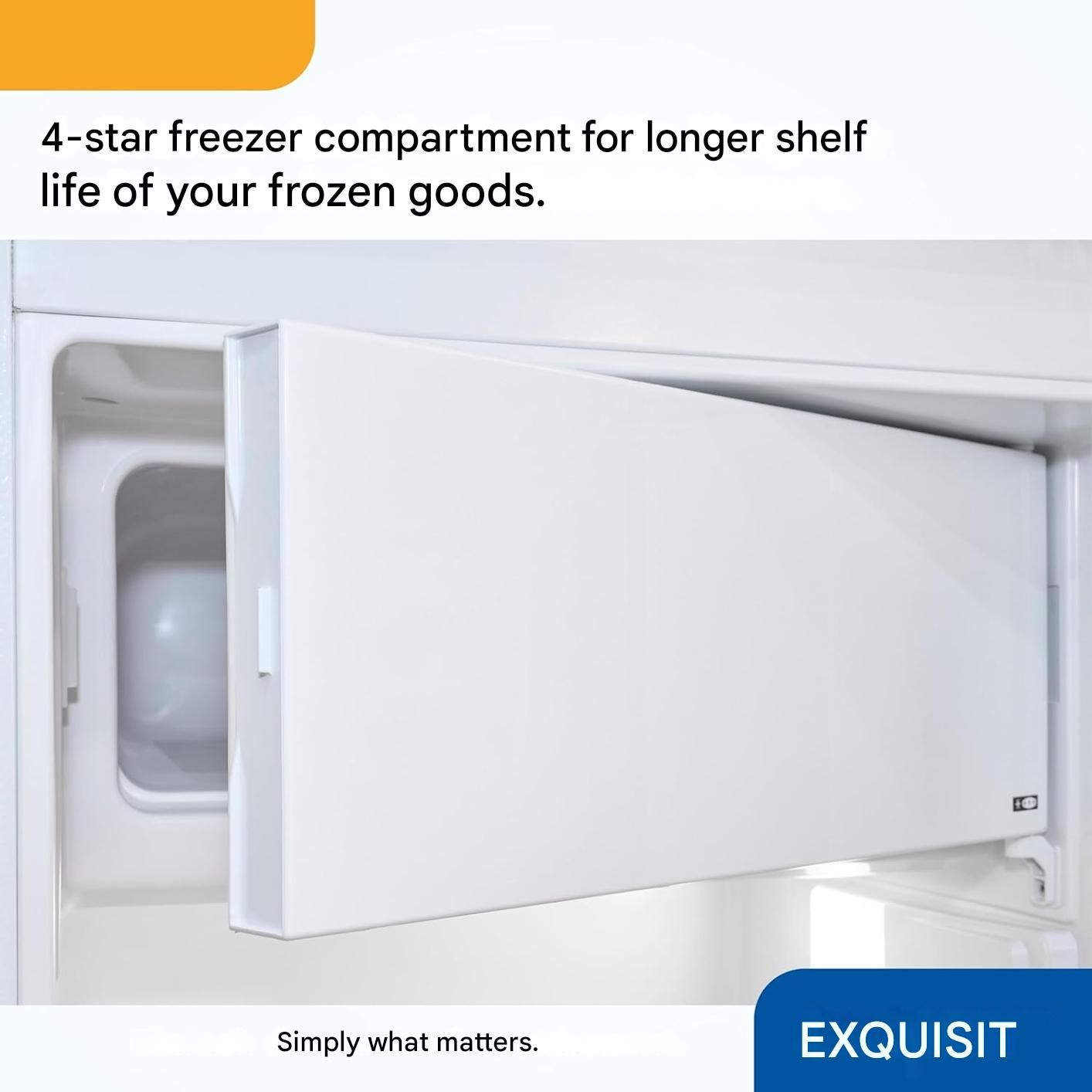 Frigider incorporabil, Exquisit, No Frost, 119 litri, alb