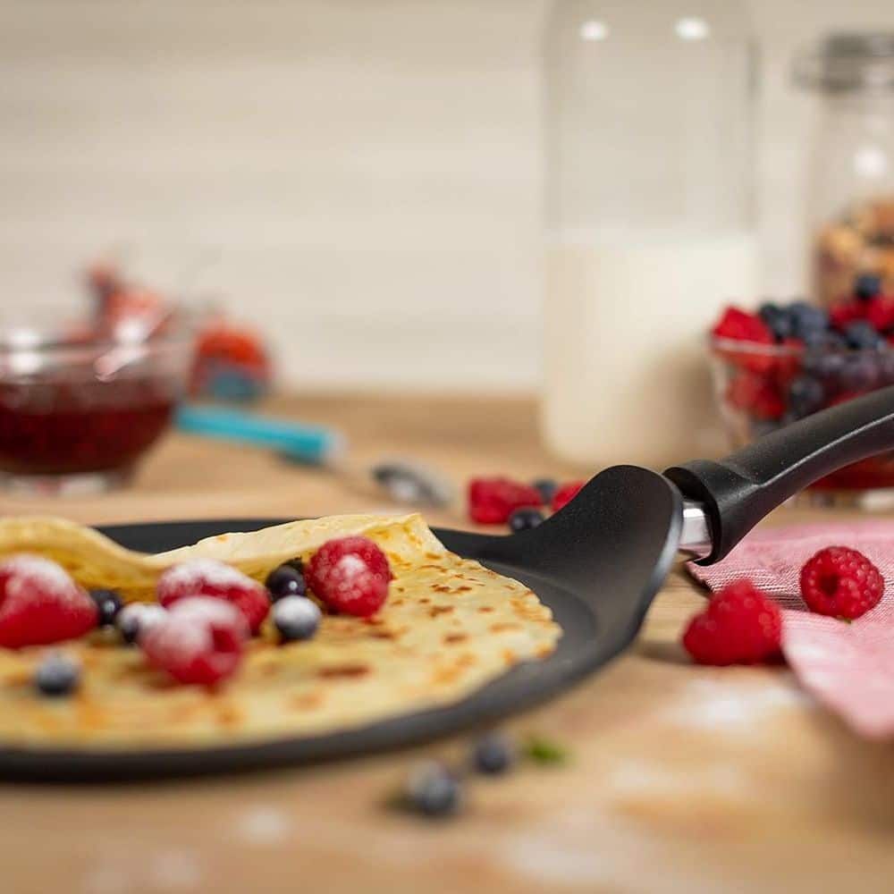 Tigaie pentru clatite, Ø 25 cm, aluminiu si titan, Kuhn Rikon, Easy Induction