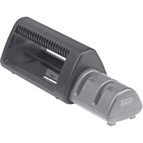 Ascutitor manual pentru cutite, Kuhn Rikon, Dual Knife, gri