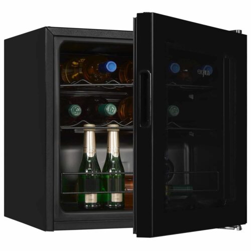 Racitor de vin, 12 sticle, Exquisit, negru