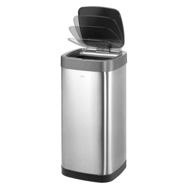 Cos de gunoi cu senzor, EKO, EcoSmart, 50 litri, 1 compartiment, inox