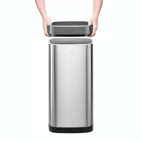 Cos de gunoi cu senzor, EKO, EcoSmart, 50 litri, 1 compartiment, inox