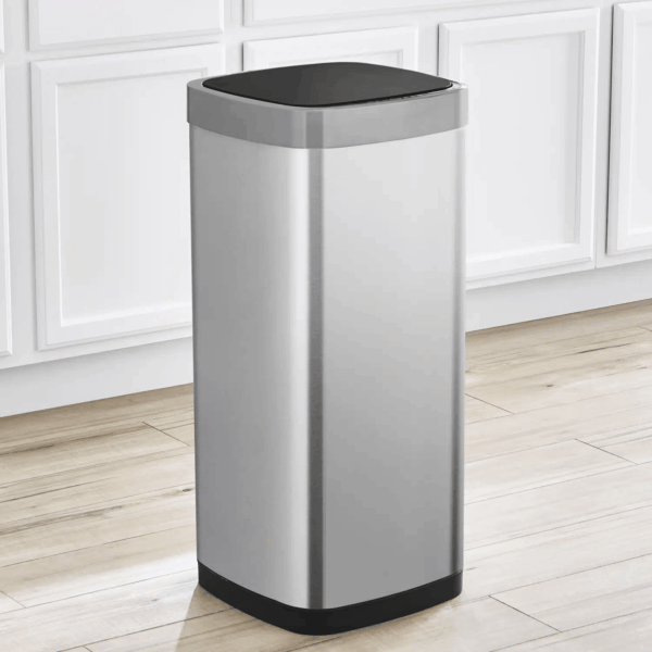 Cos de gunoi cu senzor, EKO, EcoSmart, 50 litri, 1 compartiment, inox