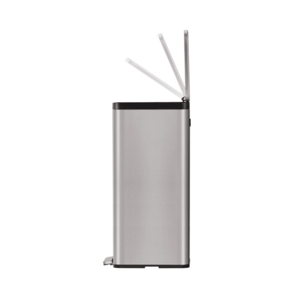 Cos de gunoi cu pedala, EKO, EcoMaid, 45 litri, 1 compartiment, inox