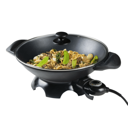 Tigaie electrica Wok, DOMO, 5 litri, negru