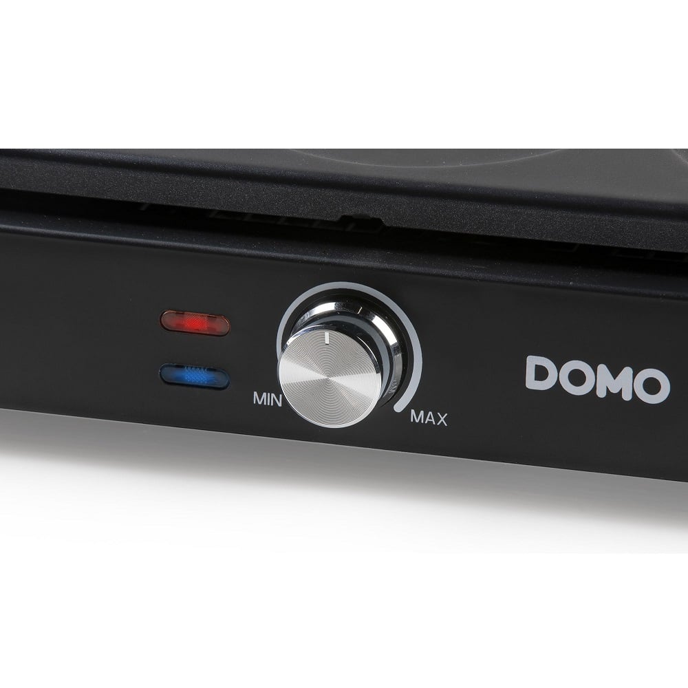 Aparat pentru pancakes, DOMO, Family Crêpes Wood, negru