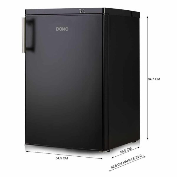 Mini congelator, DOMO, 80 litri, negru mat