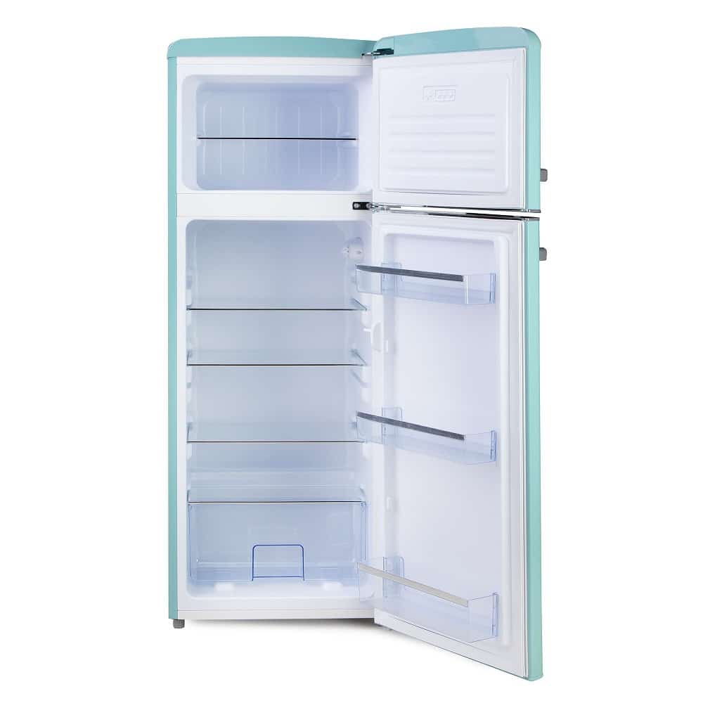 Frigider Retro, DOMO, 206 litri, blue pastel