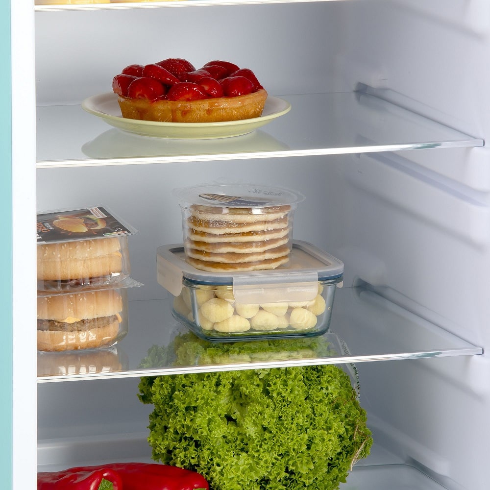 Frigider Retro, DOMO, 206 litri, blue pastel