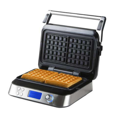 Aparat de vafe si gofre, DOMO, Waffle Genius, gri