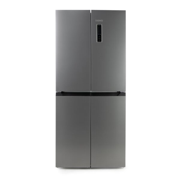 Frigider side by side Full No Frost, DOMO, 362 litri, inox