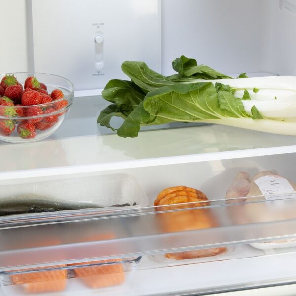 Frigider side by side Full No Frost, DOMO, 362 litri, inox