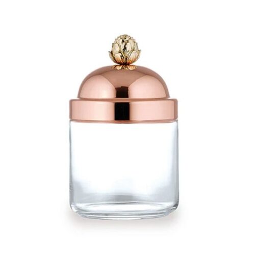 Recipient depozitare cu capac, 0.75 litri, Ruffoni, colectie Historia, cupru