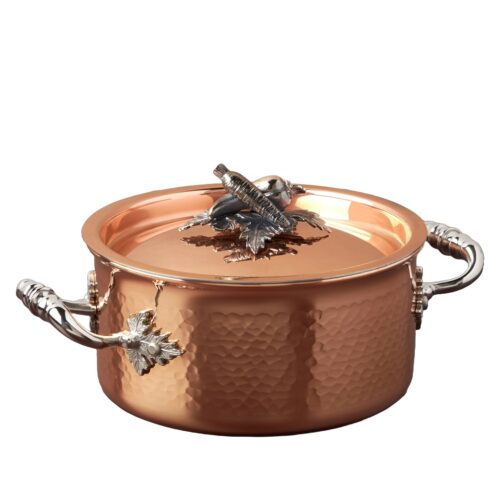 Oala cu capac, cupru, 1.5 litri, Ruffoni, colectie Opus Cupra