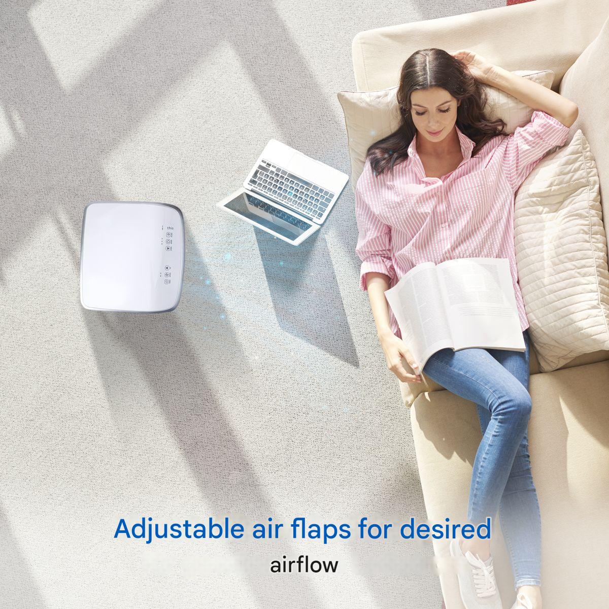 Aparat de aer conditionat portabil, Clatronic, CL 3831, 7000 BTU, alb