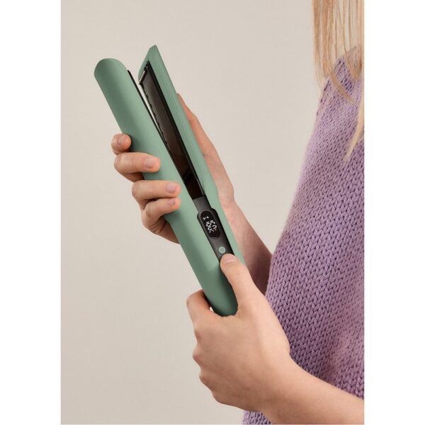 Placa de indreptat si uscat parul 2in1, CREATE, Ceramic Air Styler Dual, sage