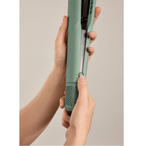 Placa de indreptat si uscat parul 2in1, CREATE, Ceramic Air Styler Dual, sage