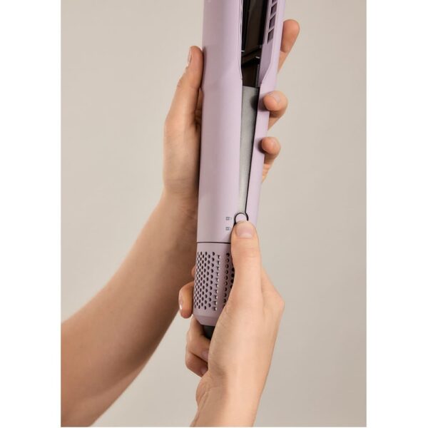Placa de indreptat si uscat parul 2in1, CREATE, Ceramic Air Styler Dual, mov