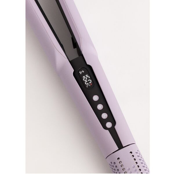 Placa de indreptat si uscat parul 2in1, CREATE, Ceramic Air Styler Dual, mov