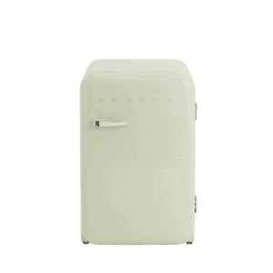 Mini frigider Retro, CREATE, 107 litri, verde pastel/silver