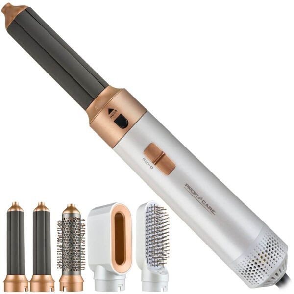 Uscator de par 4in1, ProfiCare, 1000 W, alb/champagne