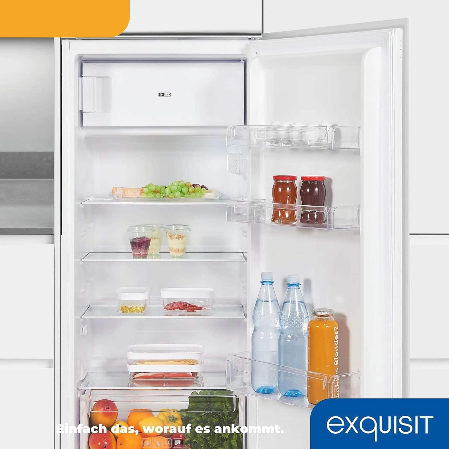 Frigider incorporabil, Exquisit, 181 litri, alb