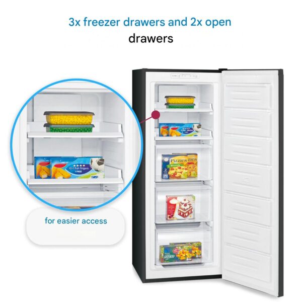 Congelator No Frost, Bomann, 161 litri, antracit