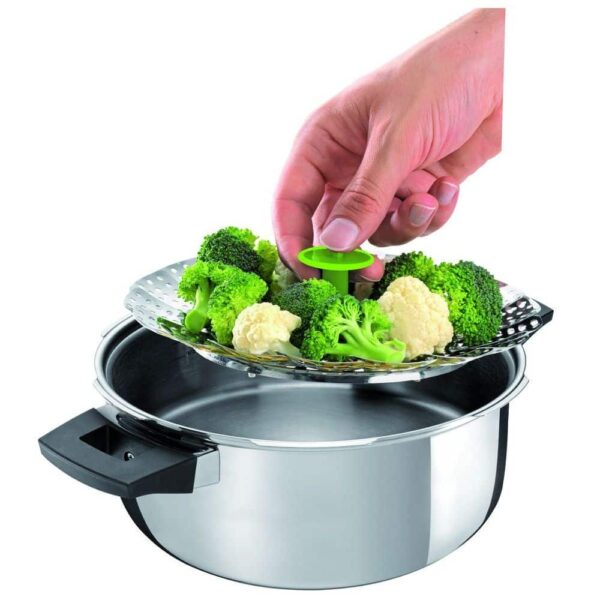 Sita pentru gatit la aburi 2in1, Ø 14-22 cm, Kuhn Rikon, Stackable Steamer, inox