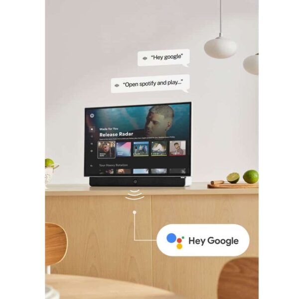 Televizor Smart portabil HD 24 inch, CREATE, reincarcabil, alb