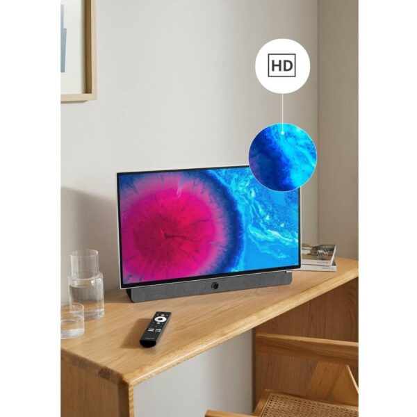 Televizor Smart portabil HD 24 inch, CREATE, reincarcabil, alb