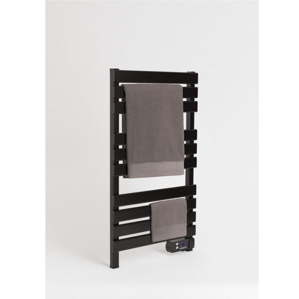 Radiator electric de perete pentru baie, CREATE, Warm Towel, negru
