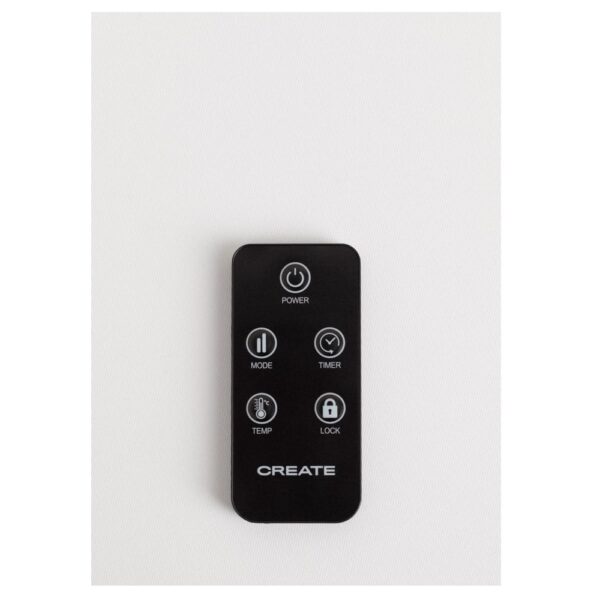 Radiator electric de perete pentru baie cu Wi-Fi, CREATE, Warm Towel Pro, negru