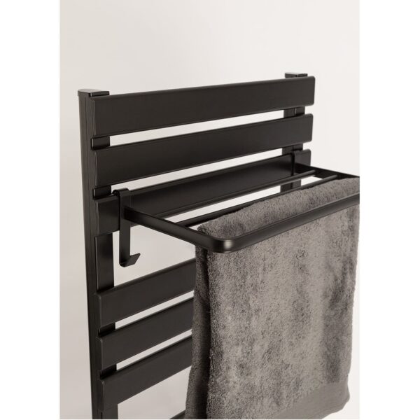 Radiator electric de perete pentru baie cu Wi-Fi, CREATE, Warm Towel Pro, negru