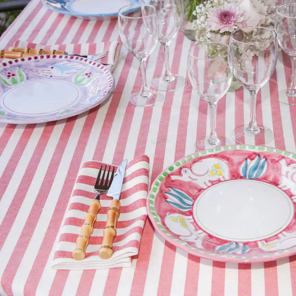 Set 6 farfurii Animaletti, Casa Amalfi - DPS6, alb