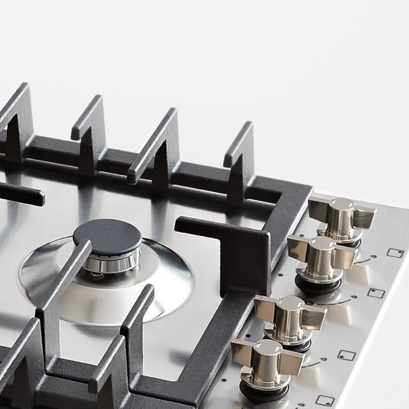 Plita incorporabila pe gaz, Bertazzoni, colectie Modern, 4 arzatoare, 60 cm, inox