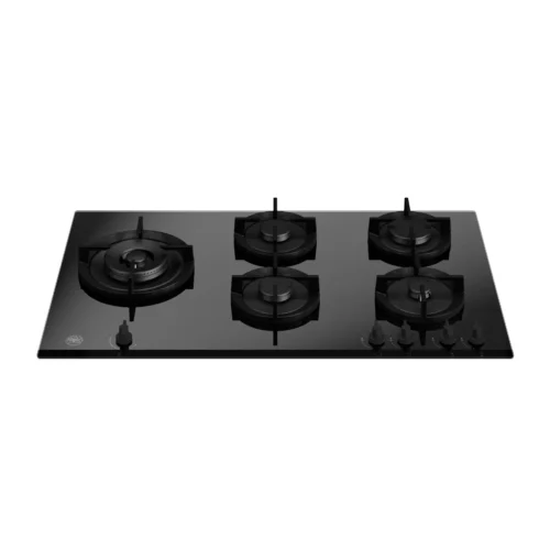 Plita incorporabila pe gaz, Bertazzoni, colectie Modern, 5 arzatoare, 90 cm, negru