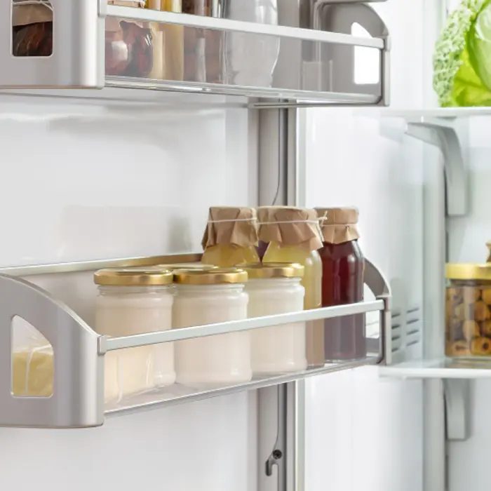 Combina frigorifica incorporabila, 556 litri, Bertazzoni, French Door, colectie Heritage, alb