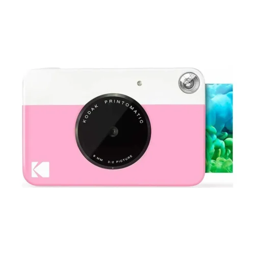 Aparat foto instant Kodak, Printomatic, roz pastel