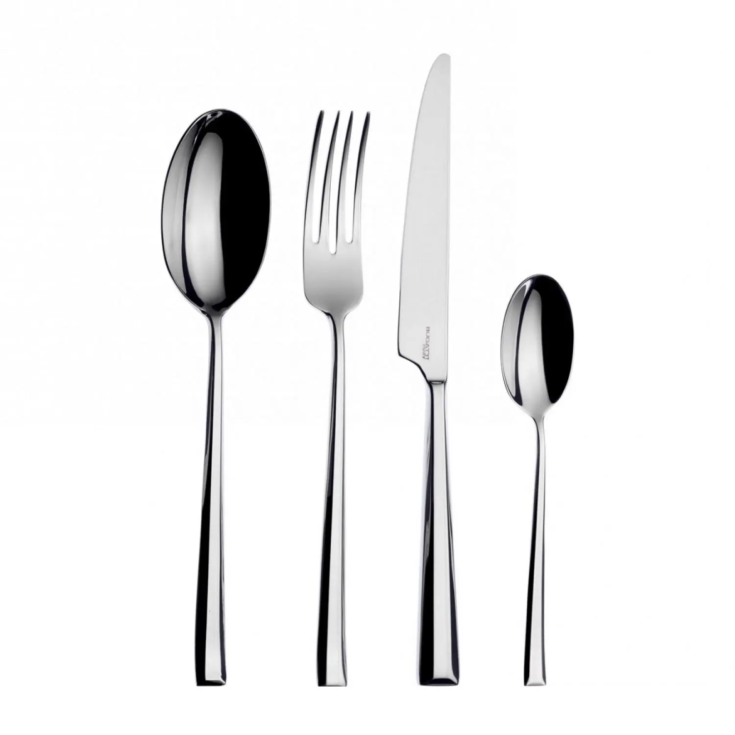 Set 24 tacamuri, Casa Bugatti, Duetto, inox
