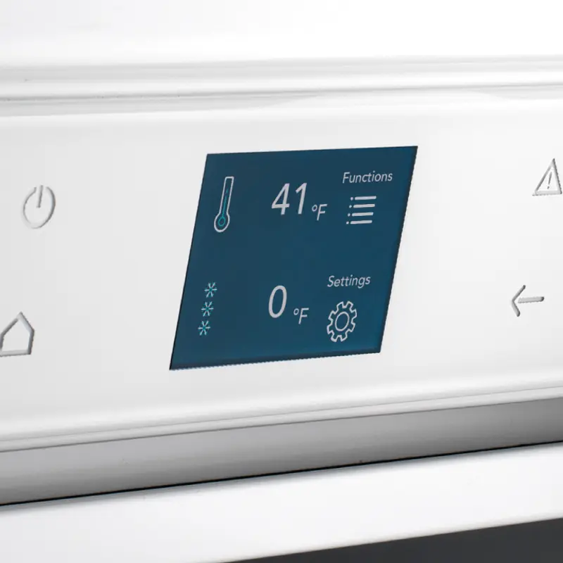 Combina frigorifica incorporabila, 556 litri, Bertazzoni, French Door, colectie Heritage, alb